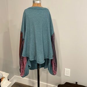 Free people waffle knit stylish top